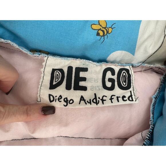 Unisex Adults Die.Go Studios Blue "Winnie The Pooh" Puffer Jacket One Size - Picture 4 of 15